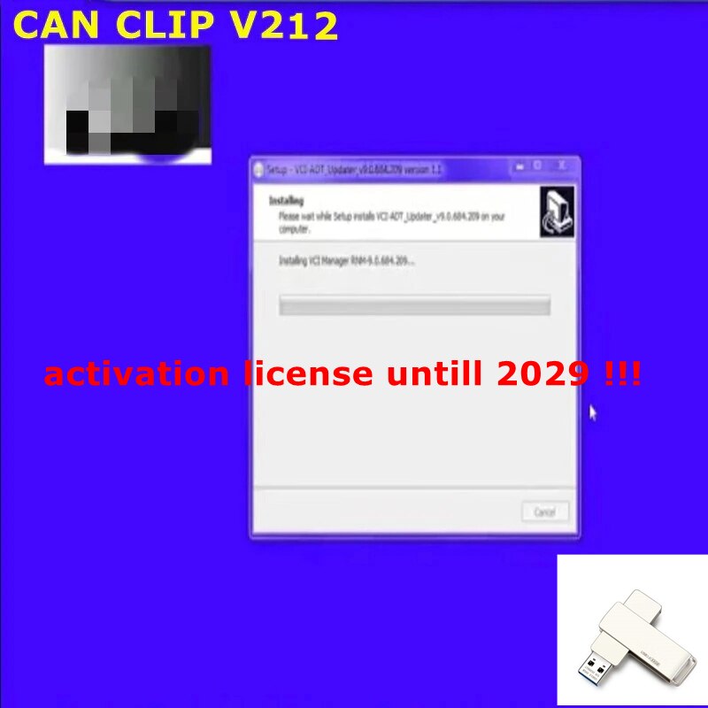 Latest Software V212 For Renault Can Clip OBD2 Diagnostic software
