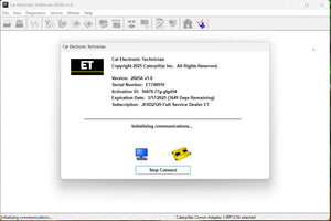 2025 Caterpillar Cat ET 2025A Electronic Technician Diagnostic Program with Factory Password Generator(10 Digits)+unexpire+KeyGen Locked - MHH Auto Shop