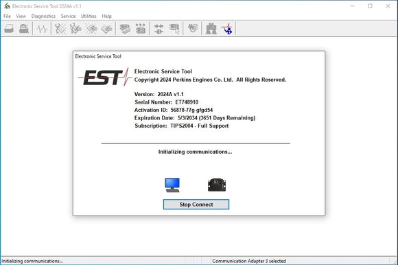 2024 New Perkins EST 2024A 2023A Electronic Service Tool Diagnostic Software +Activation+KeyGen - MHH Auto Shop