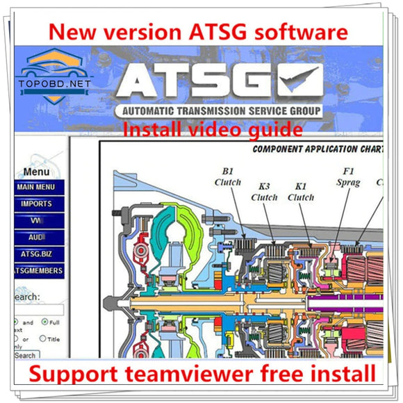ATSG 2017 Auto repair software Automatic Transmissions Service Group Repair Information Atsg Manual Diagnosis - MHH Auto Shop