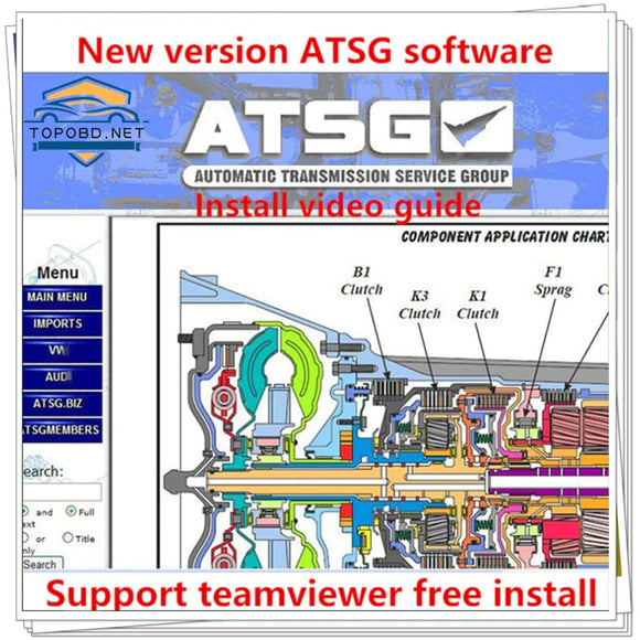 ATSG 2017 Auto repair software Automatic Transmissions Service Group Repair Information Atsg Manual Diagnosis - MHH Auto Shop