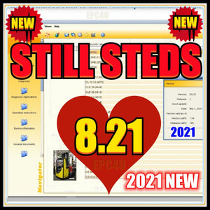 2021 New STILL STEDS 8.21 R2 PARTS &amp; REPAIR 3.2021+ Expire Patch+KEYGEN OR ONE PC activation - MHH Auto Shop