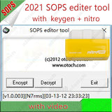 2021 SOPS Editor Tool with Keygen File Encryotor Decryptor VCI 3 VCI3 SDP3 Diagnose Programming - MHH Auto Shop