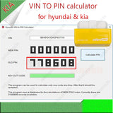 2021 VIN To PIN Code Calculator for Hyundai Kia Offline with Nitro - MHH Auto Shop