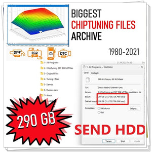2022 Newest Ecu Softwares 2021 Chip Tuning Files Over 200.000 Moded Stage DPF EGR Remover Tutorial Videos Damos 290GB - MHH Auto Shop