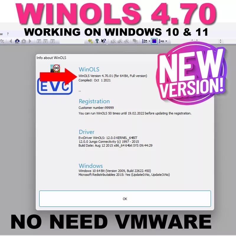 Winols 4.7 Last Version Working on Windows 10/11 Native Version Direct ...