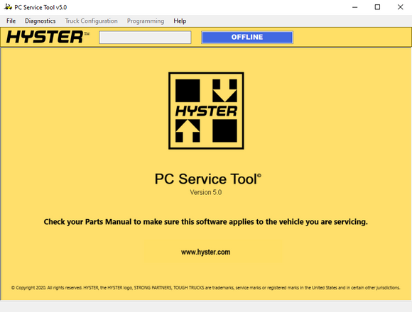 2023 Newest Hyster and Yale PC Service Tool V 5.0 Diagnostic and Programming Program + Login ID for More PC Unlimited Install - MHH Auto Shop