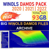 93GB WINOLS DAMOS BIG PACK (NEW) 2020-2021-2022 | Chip Tuning OLS + Mappacks - Total Size 93 GB - 93 GB - MHH Auto Shop