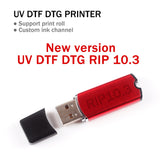 Epson DTF RIP10.3 print roll software USB dongle supports L1800 L805 R1390 P600 2400 7890 printer custom white color ink channel - MHH Auto Shop