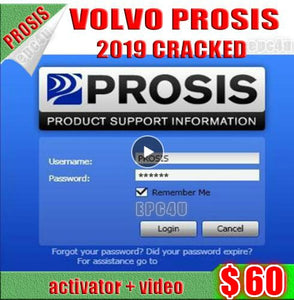 For volvo Prosis 2019  ( parts + repair )+install video+activator for unlimited install - MHH Auto Shop