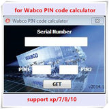 Hot Sell for Wabco PIN Code Calculator PIN1/PIN2 Activator Keygen Diagnostic Software - MHH Auto Shop