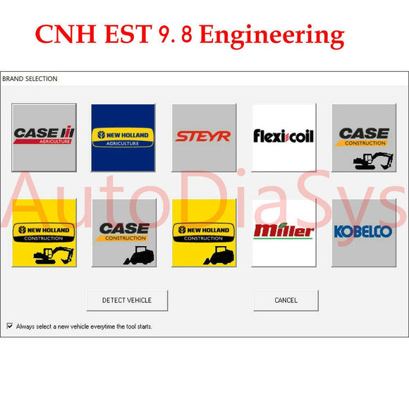 New Holland Electronic Service Tools (CNH EST 9.8 Engineering Level )+Activator+unexpire - MHH Auto Shop
