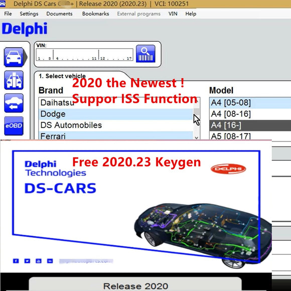 Delphi 2020.23 DVD CD Free Keygen Full Version 2020.23 Activator for Delphi 150e Multidiag Vd Ds150e with Car and Truck - MHH Auto Shop