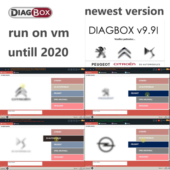 Newest Lexia 3 Lexia V9.91 Diagbox-- 03.2021 The Latest Fully working Peugeot Version For Citroen Diagnostic Software Vm Version - MHH Auto Shop