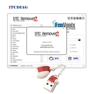 V2.5.6 DTCRemover 2 DTC off Delete Software Remove or Disable DTCs in Different ECUs ECU Progammmer - MHH Auto Shop