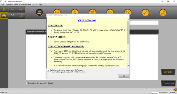 2022 Newly Renault Can Clip 216 For Renault OBD2 Diagnostic Software +Unlock keygen - MHH Auto Shop