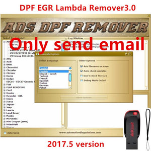 Professional DPF EGR Remover 3.0 Lambda Remover Full 2017.5 Version Software + Unlock keygen + Install Video - MHH Auto Shop